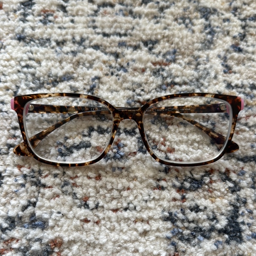 NW77th Credenza Eyewear – Pink Tortoise/ Frames Only